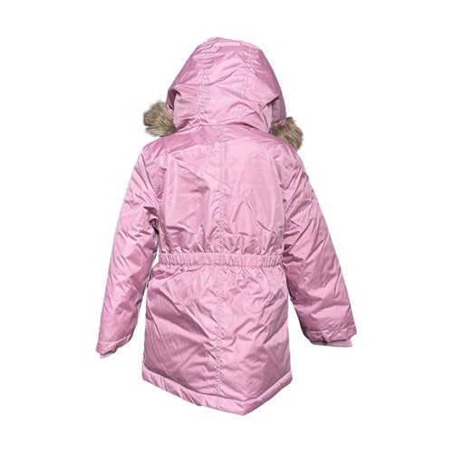 Old Navy Kids Pink Faux Fur Coat Size 5T - Picture 4 of 6