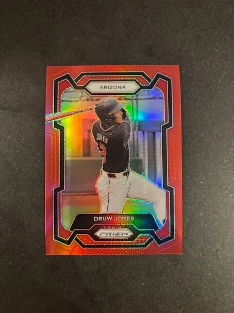 2024 Panini Prizm - Druw Jones (299/299) - SP - Prospect - Red Refractor