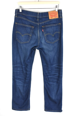 LEVI STRAUSS & CO. 514 Jeans Herrens W32/~L28 Straight Fit Whiskers Fade Effect