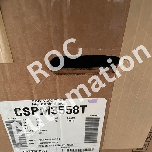 New Sealed ABB-BALDOR Reliance CSPM3558T Industrial Motor 2 HP, 1800 RPM, 3 Phas - Picture 4 of 5
