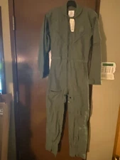 GI Issue OD Flight Suit, CWU-27/p Flyers Coveralls NSN # 8415-01-043-8377