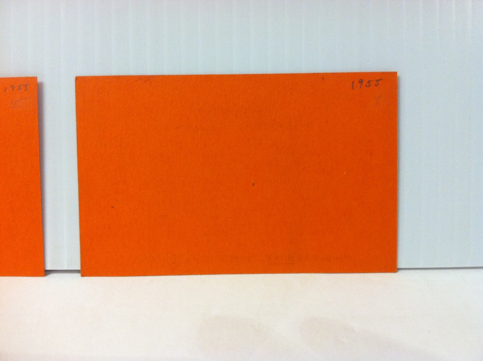 Lot of 2 1955 Westinghouse Pro Football TV Schedule "Collectible