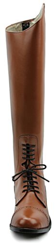 Hispar Damen Damen VICTORY englische Mode Feldstiefel Pferd Reiten Reiten - Bild 8 von 12