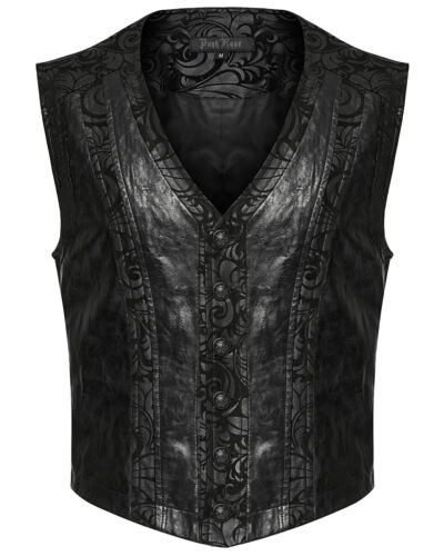 Punk Rave Mens Gothic Nobleman Waistcoat Vest