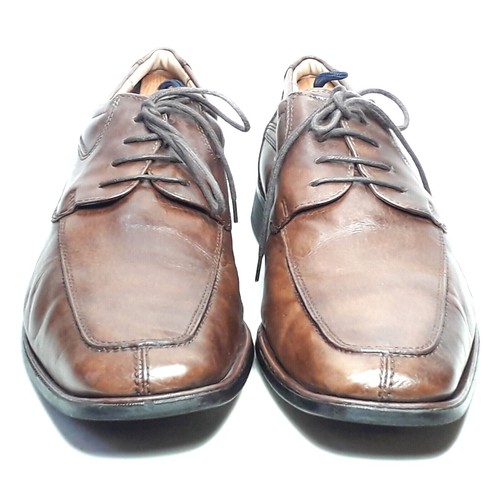 Belvedere Roma Mens Brown Leather Apron Toe Oxfords Dress Shoes Size 10.5D - Picture 3 of 10