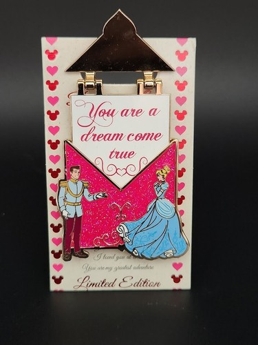 Disney 2016 Love Letters LE 3000 pin Cinderella & Prince Charming - Picture 2 of 2