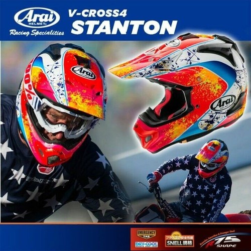 Arai VX-Pro4 Helmet Jeff Stanton Edition V-CROSS4 STANTON L:59-60cm New From JP - Picture 17 of 18