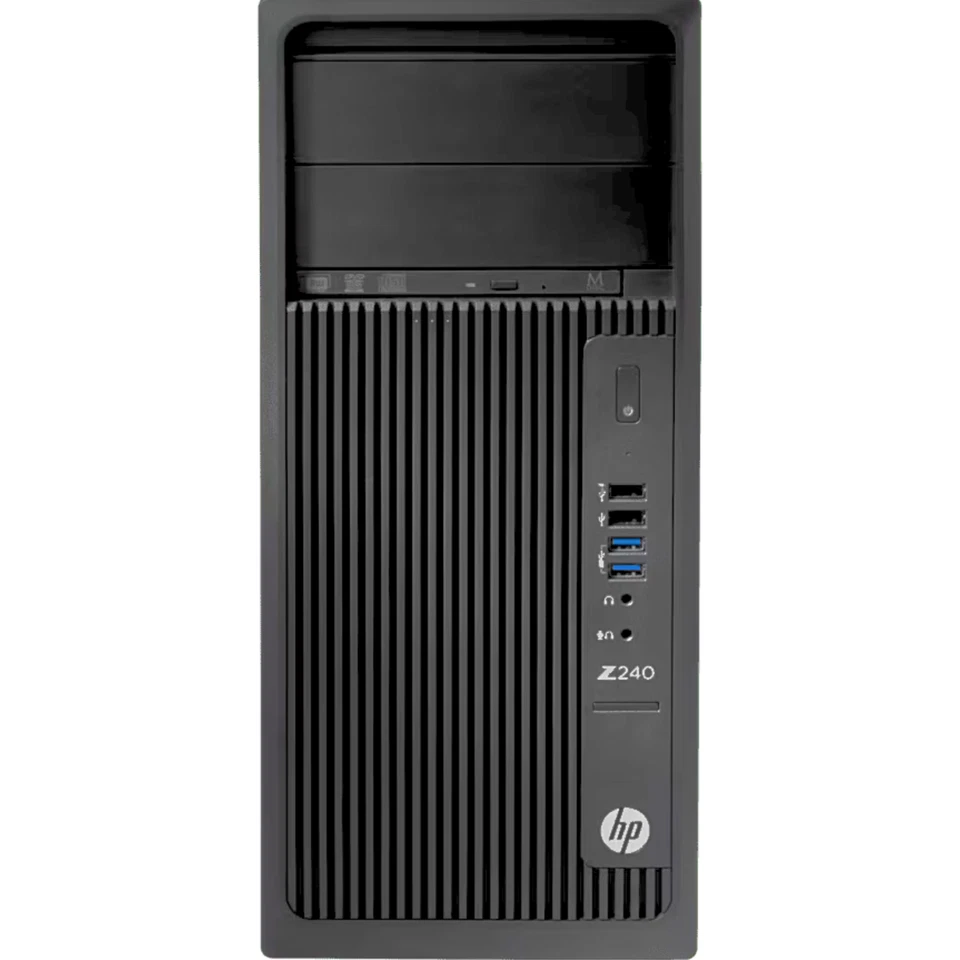 HP WorkStation Z240 XEON E3-1225 v5 (3.3GHz) 8/16/32GB - 0/240/480/960GB Win 10 - Immagine 3 di 4