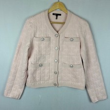 Maje Madere Textured Blazer Cardigan Sweater ...