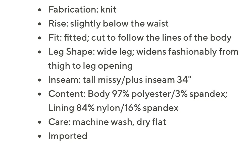 Pantalones de pierna ancha jacquard jacquard alto control abdomen para mujer con control ST azul A549281 Foto 2 de 3