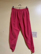 VTG 80's stirrup pants M Europrep Pleated with pockets