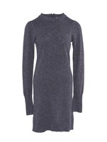 Sandro Kleid Grau Wolle Gr. 40 FR Damen R2897H