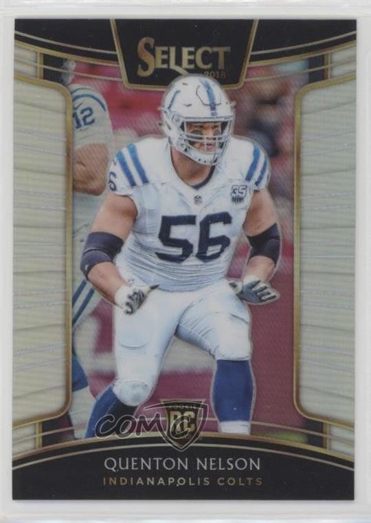 2018 Panini Select Concourse Silver Prizm Quenton Nelson #2 0g27