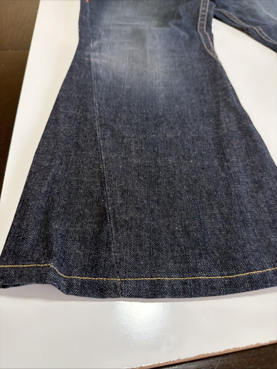 00s USA製 TRUE RELIGION JOEY y2k True Religion Rainbow Joey Jeans Mens 36x25 Made In USA Y2K Flap