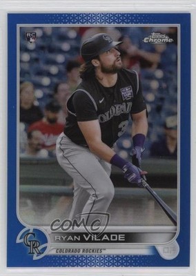2022 Topps Chrome Blue Refractor 15/150 Ryan Vilade #85 Rookie RC y0i