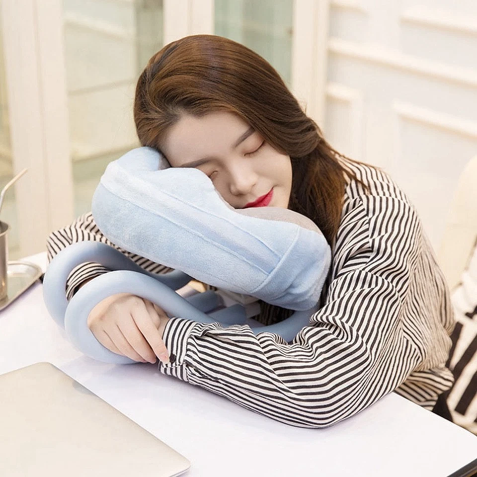 Phone Neck Pillow Holder for Plane Travel Adjustable Cell Phone Stand with2106 - Image 3 of 4