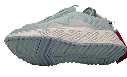 JUSTICE LITTLE GIRL size 1 SLIP-ON ATHLETIC SNEAKERS, COLOR BLUE, COMFORT, NEW - Picture 6 of 23