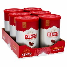 Kenco Millicano Original Instant Coffee 100g (Pack of 6 Tins, Total 600g)