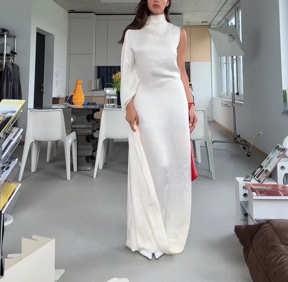 Stella McCartney — new Stella McCartney H&M satin dress size S with tags