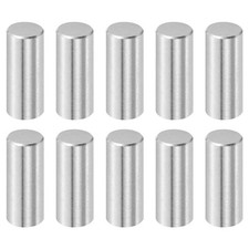 10 Pcs 10 mm x 25 mm Dowel Pins, 316L Stainless Steel Shelf Support Peg Pin