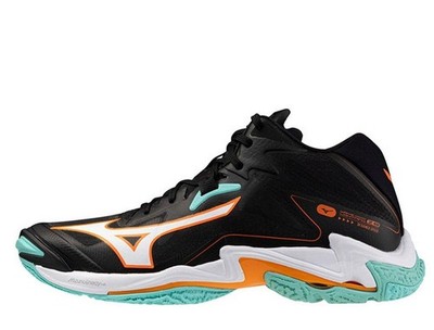 MIZUNO WAVE LIGHTNING Z MID - BLACK/GREEN - V1GA240507