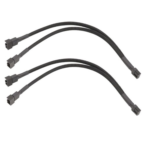 3/2/1 Way 4Pin Fan Splitter Cable with Braideds Sleeve Fan Converters for Gaming - Afbeelding 4 van 11