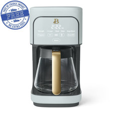 Beautiful 12-Cup Programmable Drip Coffee Maker, Hydrangea by Drew Barrymore New