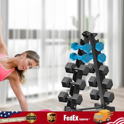 Home Gym Dumbbell Rack Stand Heavy Duty Storage Holder Shelf Weight Rack 300kg