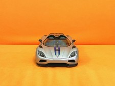 AUTOart Koenigsegg Agera Silver 1/18 Diecast Model Car Collectible 13+ Used
