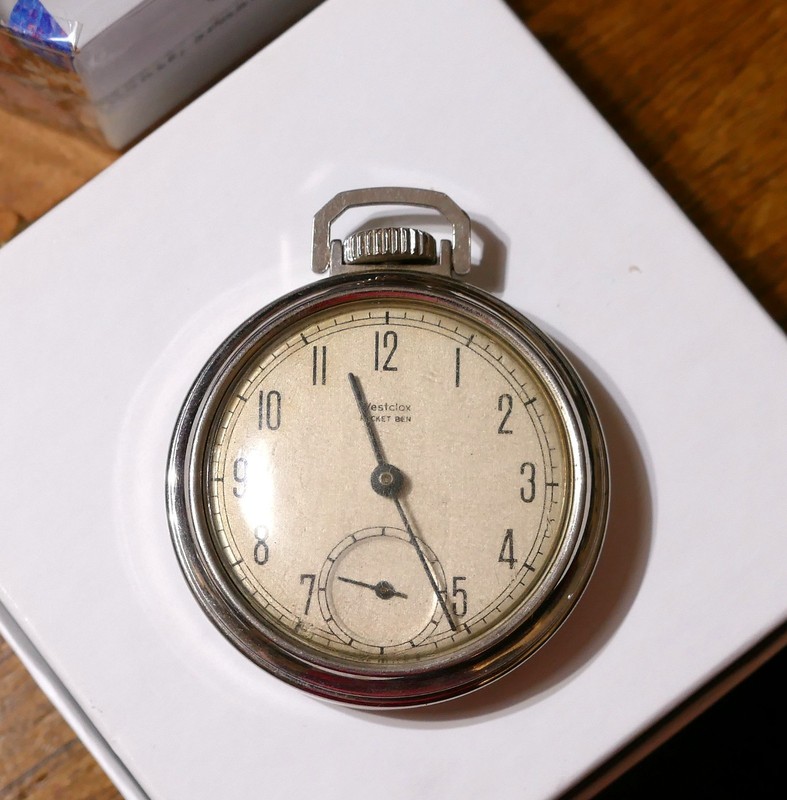 Westclox Pocket Ben Pocket Watch Working