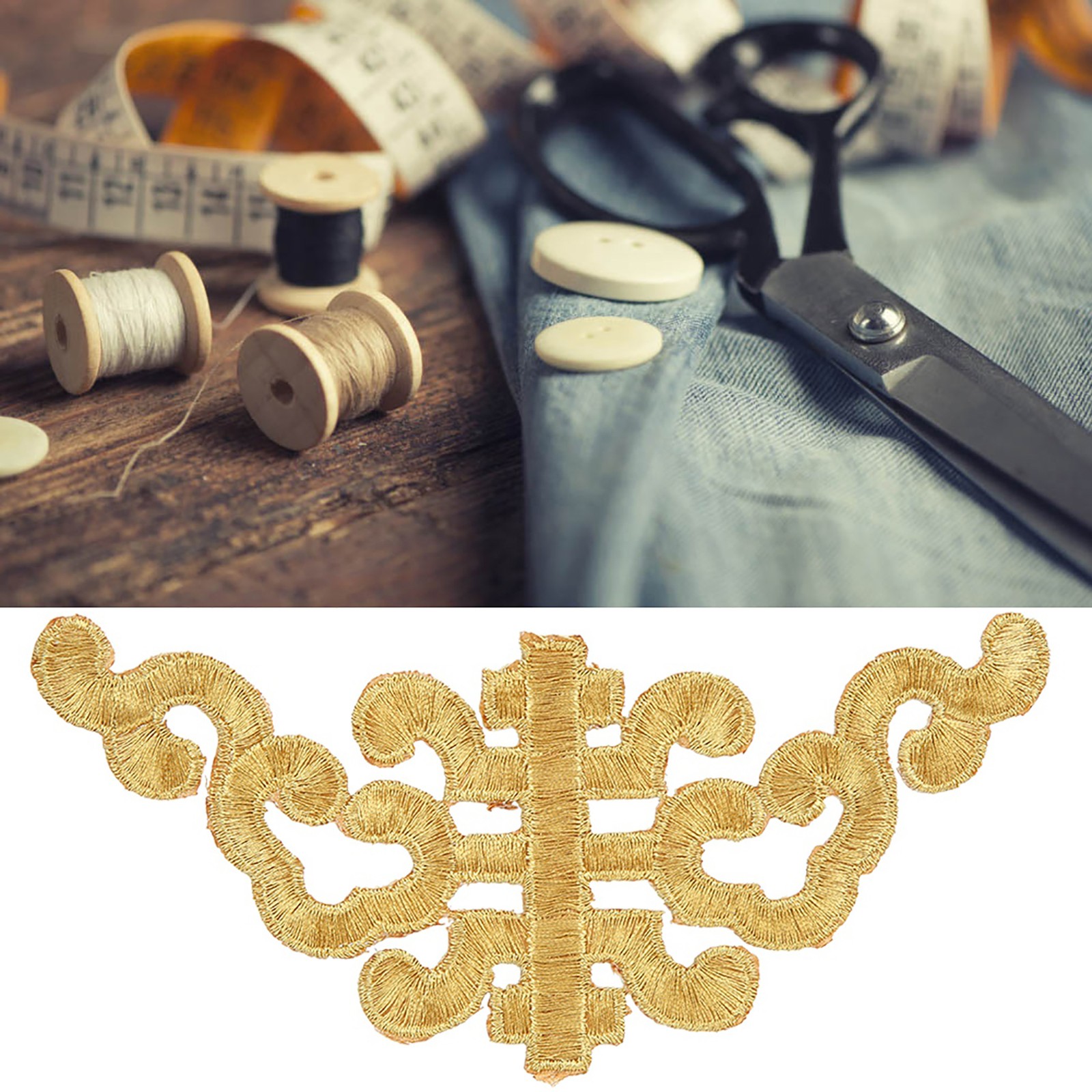 4PCS Embroidered Patch DIY Craft Decoration Clothing Accessories