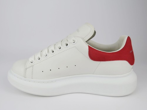 Alexander McQueen Oversized Blanc Red D'Occassion Ue 38 Royaume-Uni 4.5/5 US 8 - Imagen 10 de 13