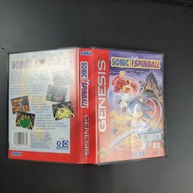Sonic The Hedgehog Spinball / Pinball SEGA Genesis No Manual Clean & Tested 