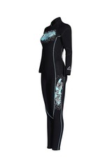 3mm Damen Neopren Anzug Surfanzug Tauchanzug Overall Steamer