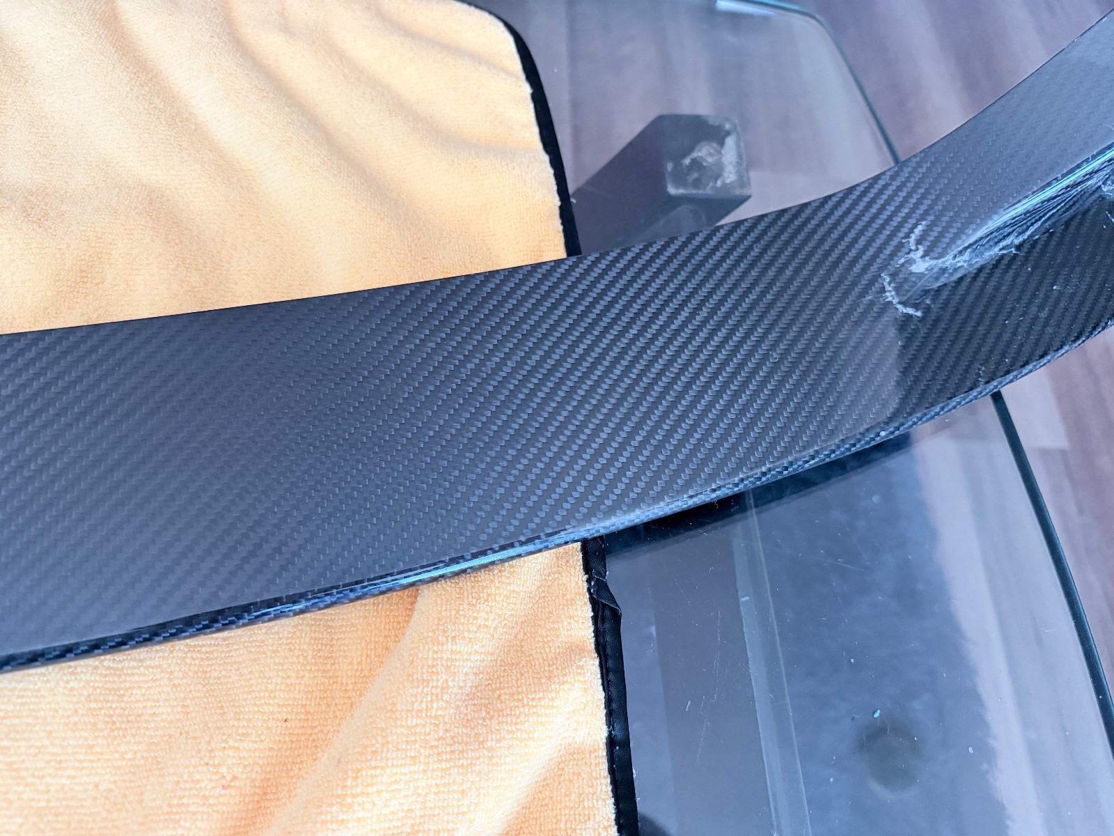 Aston Martin Vantage Front Bumper Carbon Fiber Spoiler AD23-17626-AB *Note