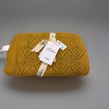 Dalisa 100 Tencel Premium Knit Throw Blanket 50x60 Inc Emily Mustard 18