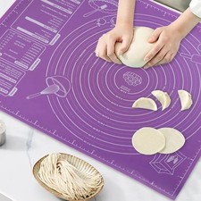 Dough Mat - Large Silicone Kneading Pad for Baking - Non-Stick Surface