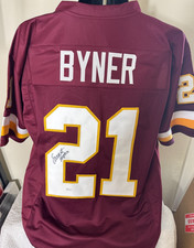 Earnest Byner autographed signed Washington Redskins Jersey JSA Witnessed COA