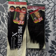 Lot of 2 OUTRE SYNTHETIC PRE STRETCHED ULTRA BRAID - XPRESSION 3X 42   3X 32  