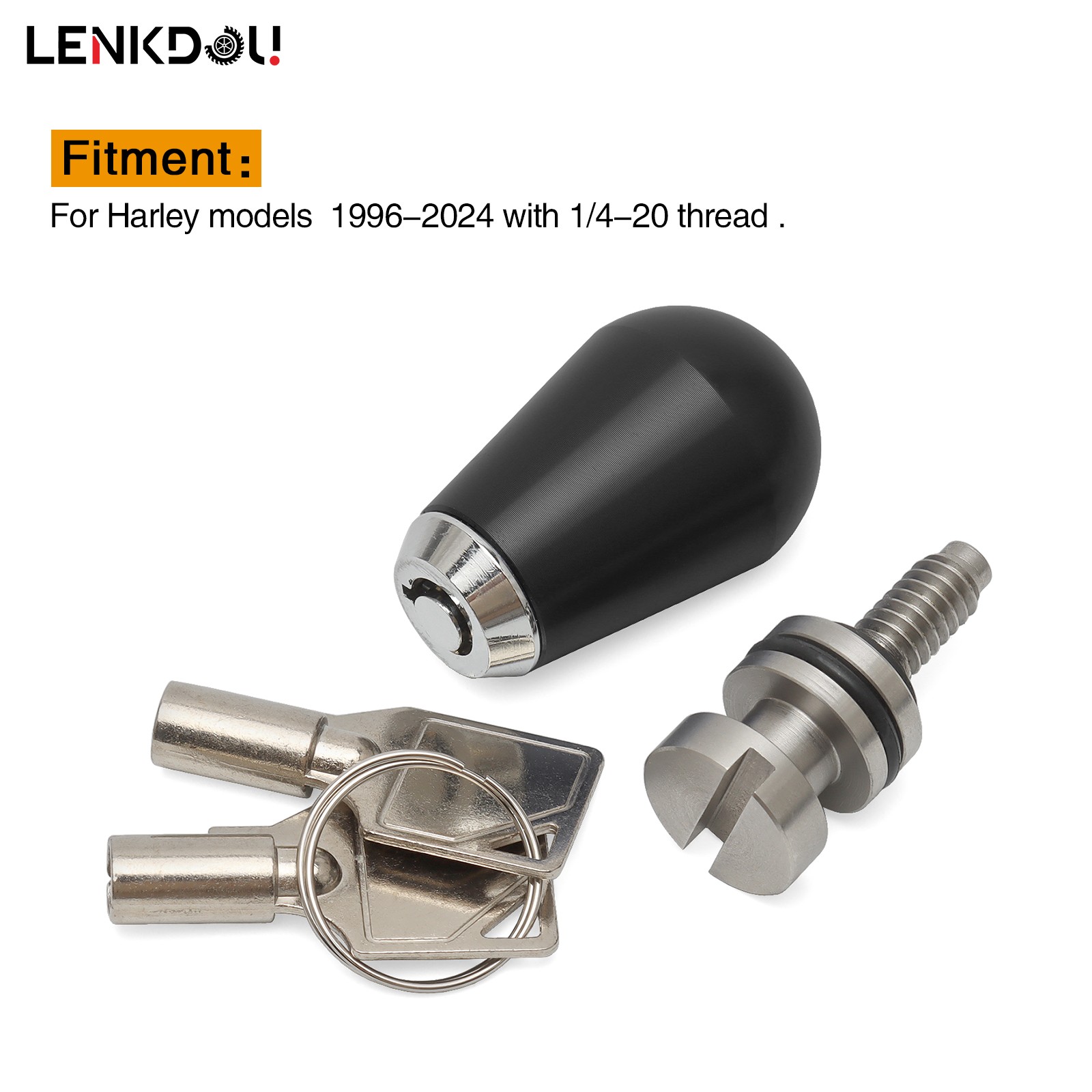 Seat Lock 2 Key Push Pin Seat Bolts For Harley Dyna Sportster Touring Road Glide