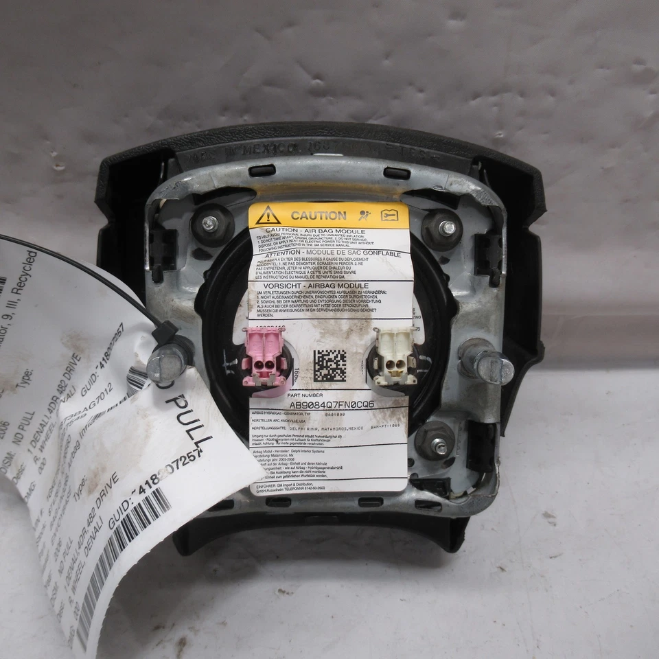 2005 2006 2007 2008 2009 GMC Envoy Wheel Airbag Driver Air Bag OEM - Изображение 2 из 4