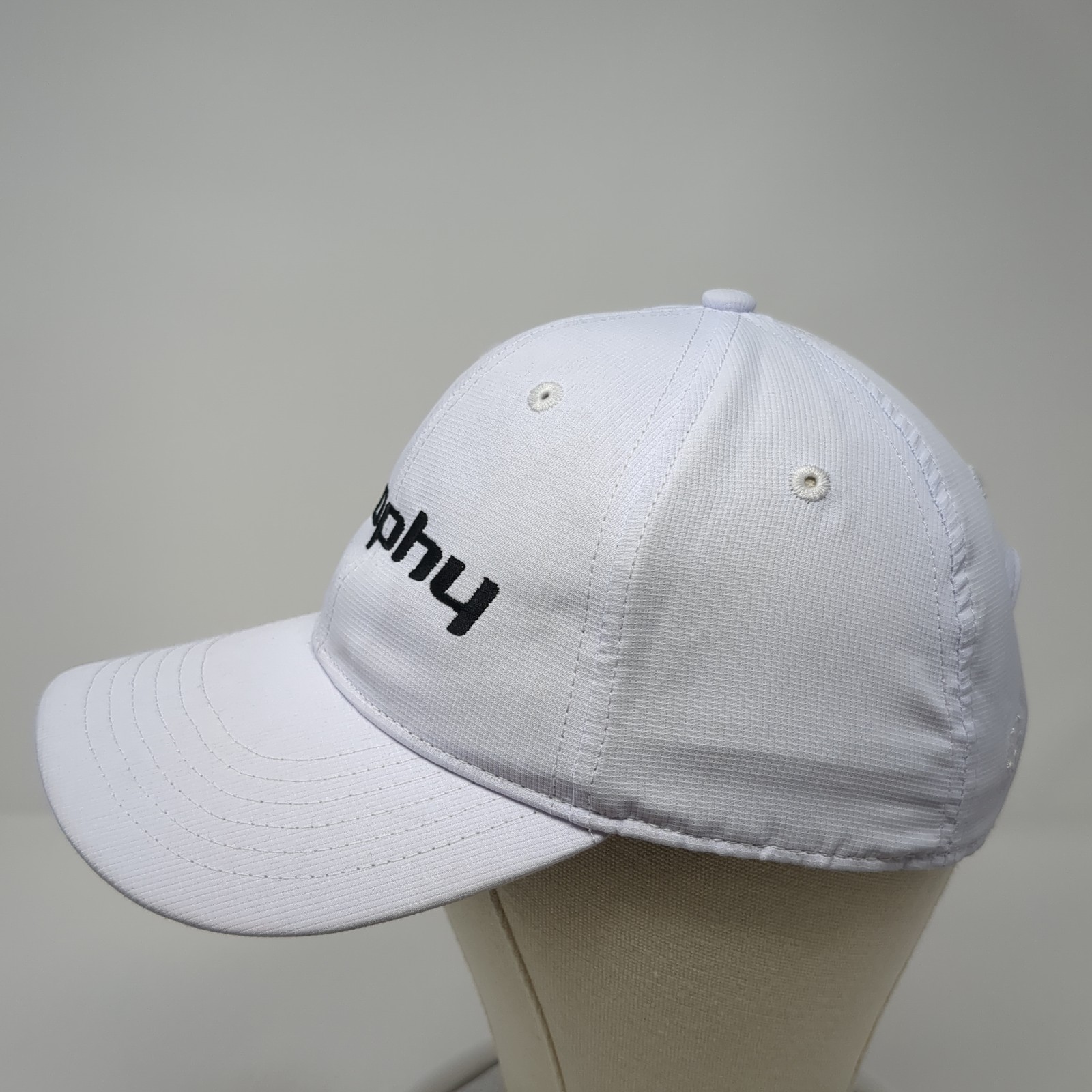 Trophy Strapback Baseball Cap White One Size Adju… - image 3