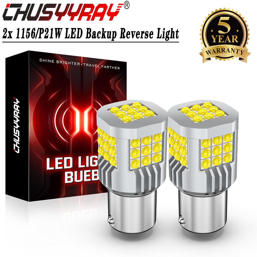 1156 P21W LED Backup Reverse Light Bulbs 6000K Fits Lexus LFA 2012