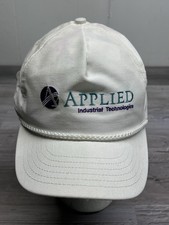 Vintage Tech Company Hat Made in USA Applied Industrial Technologies Rope Trim