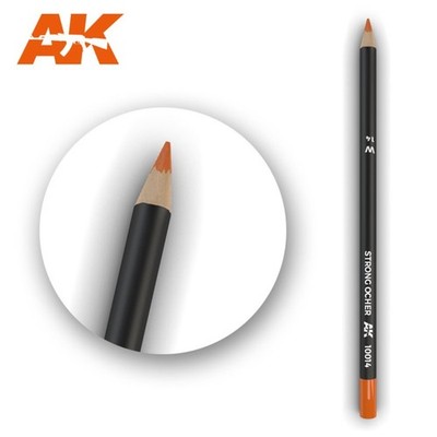 Strong Ocker - Weathering Pencils - Brandneu - AK Interaktive Bleistifte