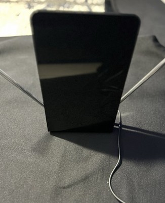 GE 33681 Indoor HDTV Antenna Adjustable Dipoles Flat Panel Black 40mi