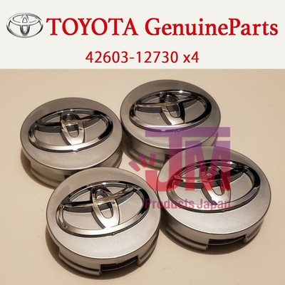 4x TOYOTA SILBER CHROM FELGEN NABENKAPPE KAPPEN LOGO 62MM CAMRY