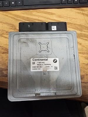 2011 Bmw 328I Series Engine Control Module Computer Ecu  7624052 Msv80.1 11