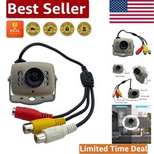 720p Mini CCTV Camera with 6pcs IR LEDs - Day/Night Waterproof Surveillance