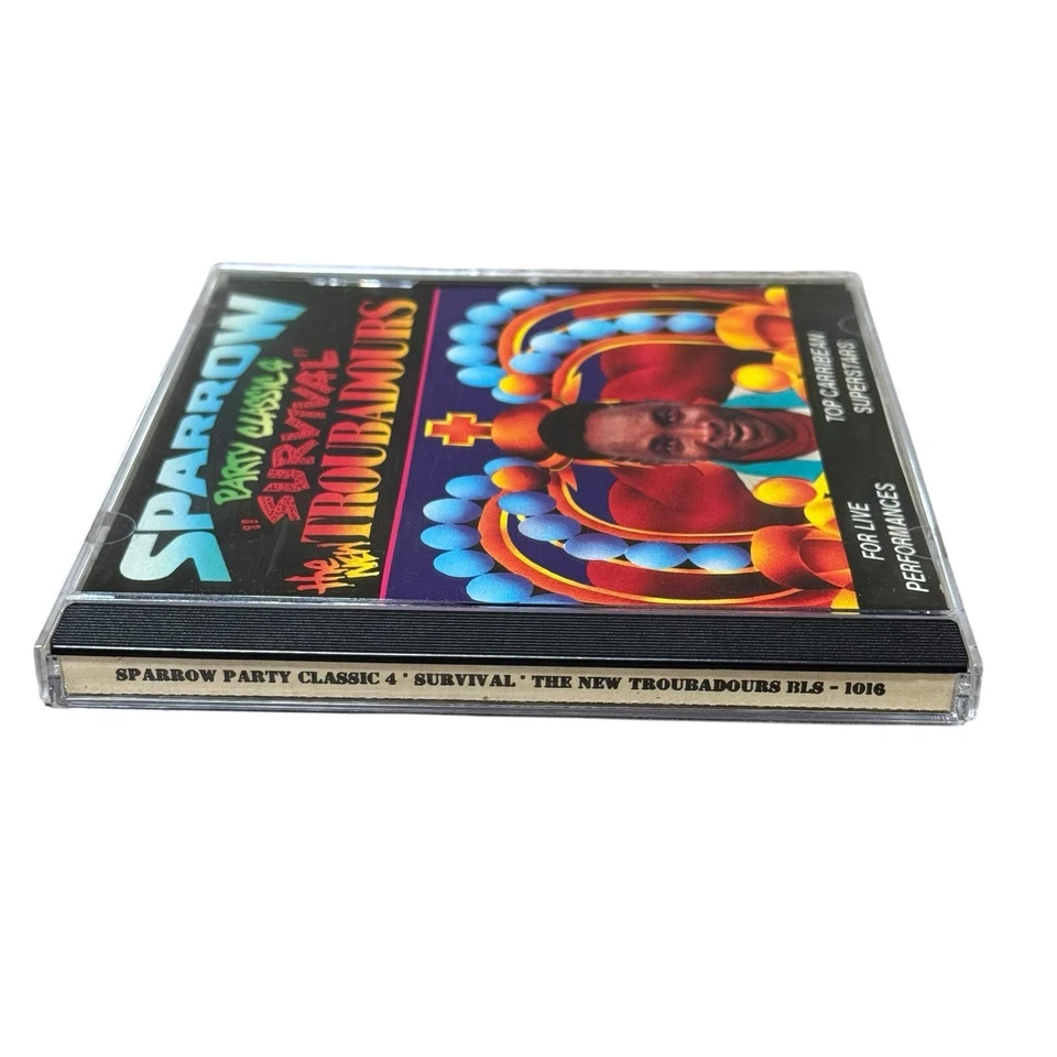 Sparrow Party Classic 4 Survival CD Calypso Soca Caribbean Reggae Hits BLS Foto 2 de 4